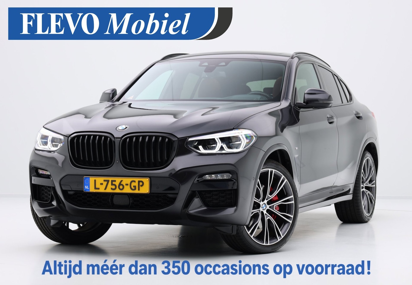 BMW X4 - XDrive20i M Sport Aut. Pano|1e Eig|Leder|HUD|HarmanKardon|Cam|LMV|Enz! - AutoWereld.nl