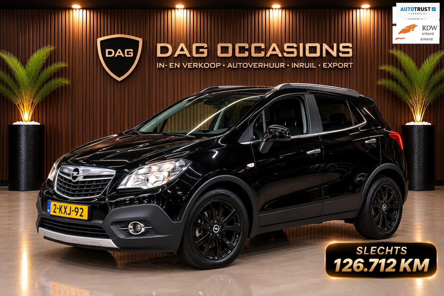 Opel Mokka - 1.6 Cosmo 116PK | LEER | SCHUIFDAK | NAVI | CRUISE - AutoWereld.nl