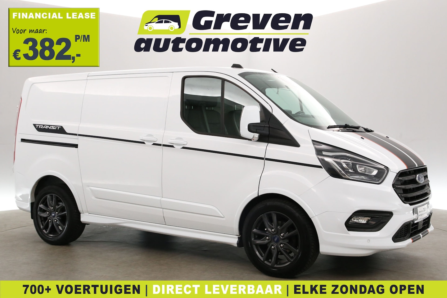 Ford Transit Custom - 2.0 TDCI L1H1 185PK Sport | Automaat | Airco | Camera | Cruise | 3 Zits | Trekhaak | 2xSch - AutoWereld.nl