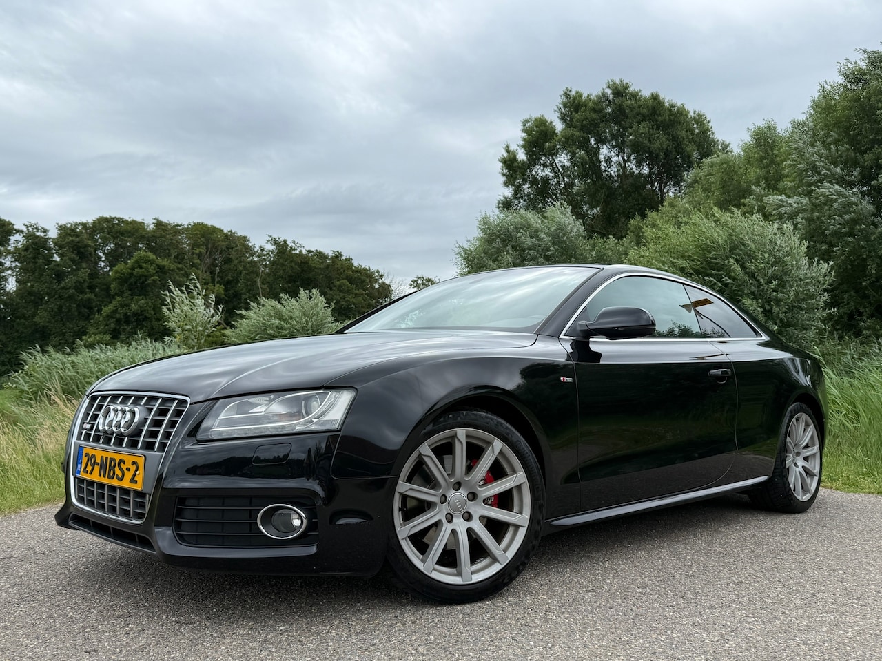 Audi A5 Coupé - 2.0 TFSI Pro Line S Automaat | H-Leder | Origineel NL | 18" Velgen | Navi | Clima | PDC | - AutoWereld.nl
