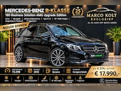 Mercedes-Benz B-klasse - 180 Business Solution AMG Upgrade Edition | Airco | Navigatie | Achteruitrijdcamera | Spor