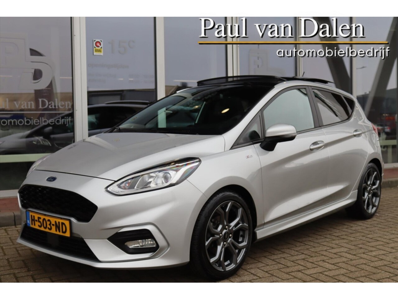 Ford Fiesta - 1.0 ECOBOOST 5DRS ST-LINE Panodak | Carplay | Clima | Cruise | Lane Assist | Led | NL Auto - AutoWereld.nl