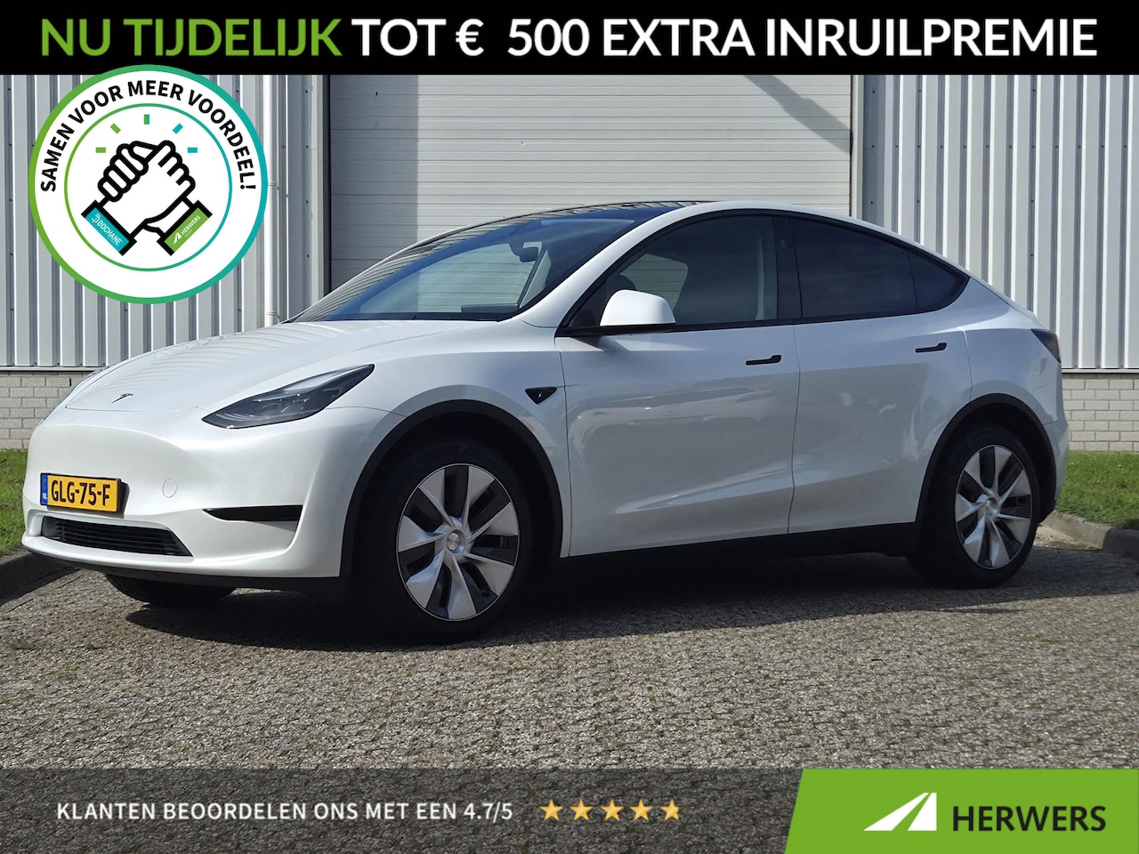 Tesla Model Y - RWD 58 kWh / SOH 94,7% / FSD (NL) Mogelijk! / PANO / 360 Graden Camera / Stoel & Achterban - AutoWereld.nl