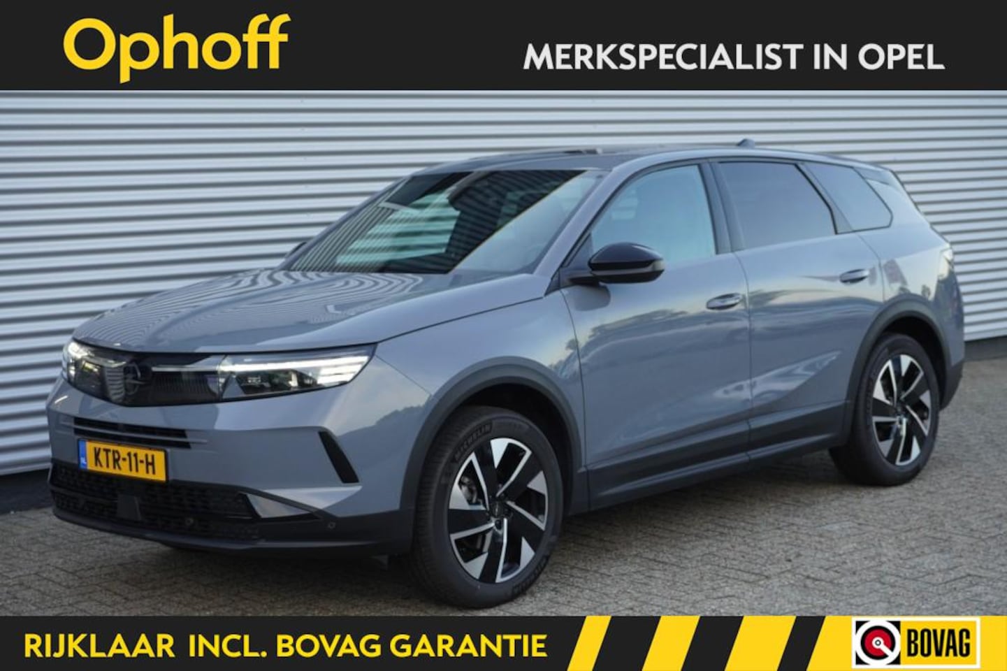Opel Grandland - 1.2 Turbo Hybrid GS / Automaat / Pano / AGR-stoelen / Stoel- en stuurverwarming / Camera - AutoWereld.nl