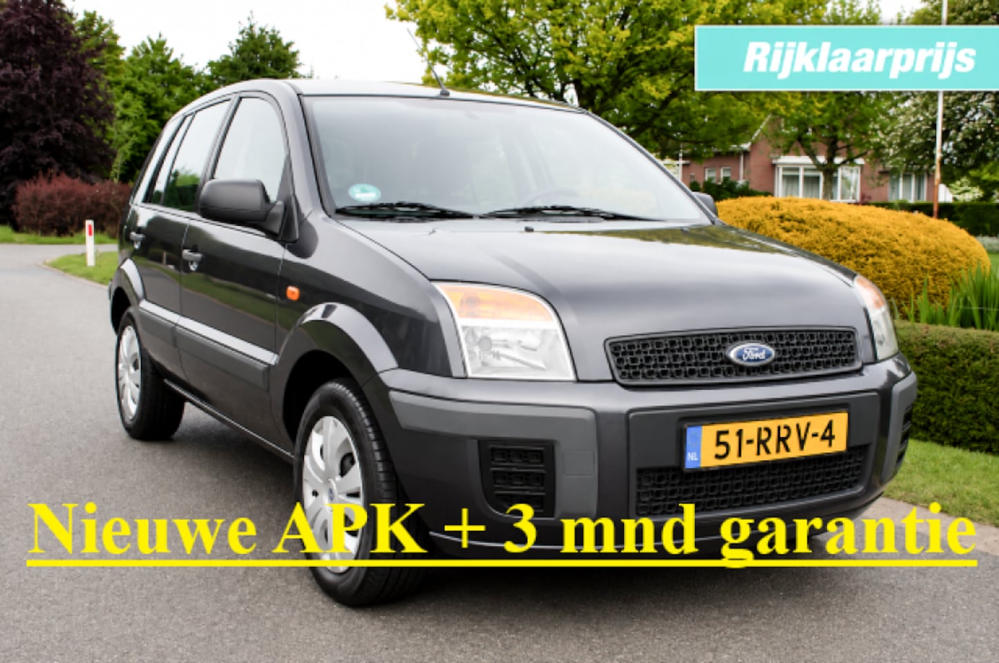 Ford Fusion - 1.4-16V Comfort 80pk. Airco/Radio/Aux/APK/5-drs - AutoWereld.nl