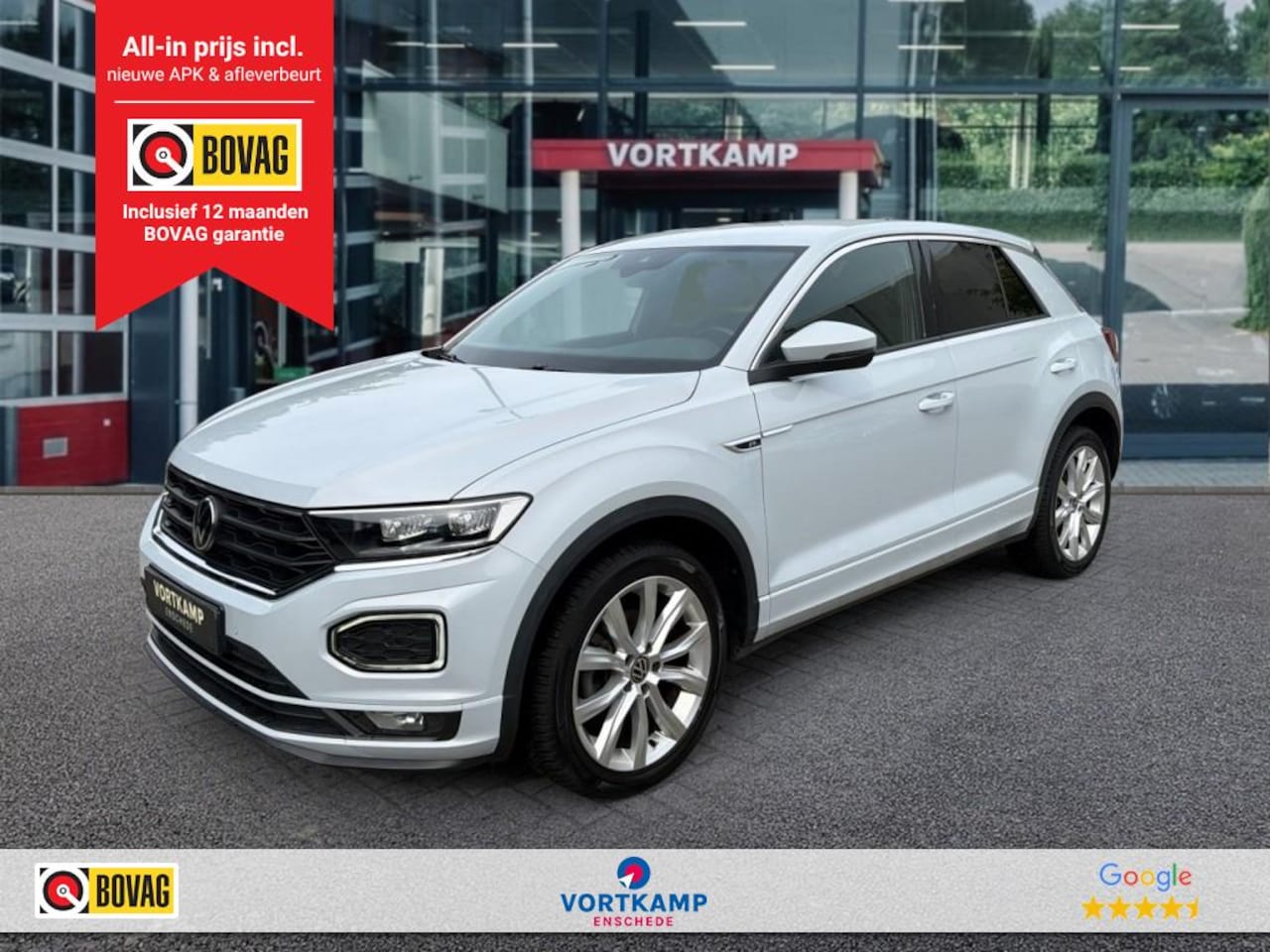Volkswagen T-Roc - 1.5 TSI DSG R-LINE CAMERA/ELEK-KLEP/DIG-DASH/ACC/STOELVERW/NAVI - AutoWereld.nl