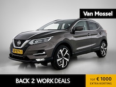 Nissan Qashqai - 1.2 Tekna | PANORAMADAK | CAMERA | NAVIGATIE | STOELVERWARMING | TREKHAAK