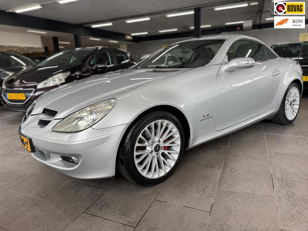 Mercedes-Benz SLK-klasse - 200 K. Leer clima cruise control lm-velgen elektrische pakket stoelverwarming - AutoWereld.nl