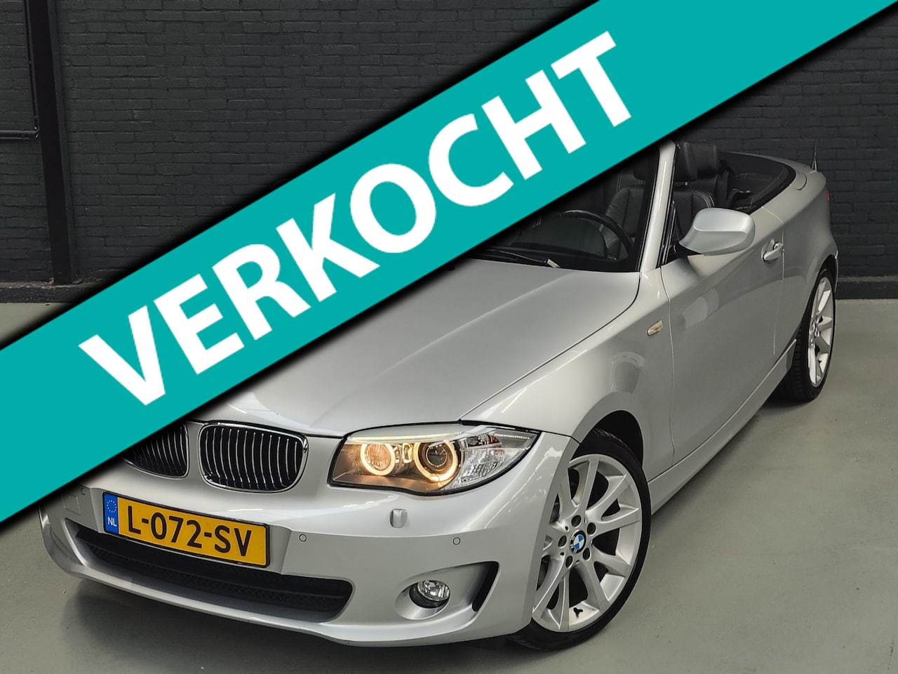 BMW 1-serie Cabrio - 125i (218 pk) High Executive automaat - leer - keyless - AutoWereld.nl