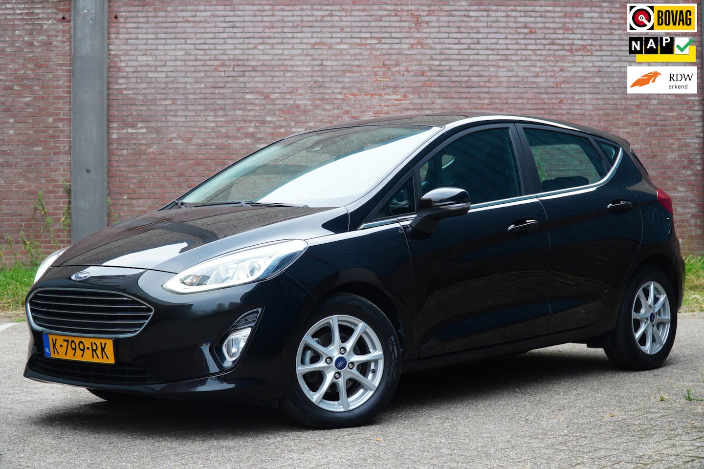 Ford Fiesta - 1.0 EcoBoost 125 PK AUTOMAAT, Titanium, Airco, Navigatie, Cruise, Ned. Auto - AutoWereld.nl