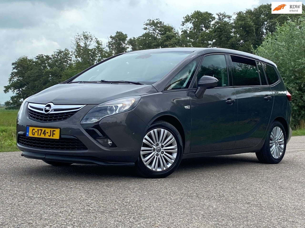 Opel Zafira Tourer - 1.4 Edition mpv 7ps. Camera NAVI Airco 140pk Goed Onderhouden - AutoWereld.nl