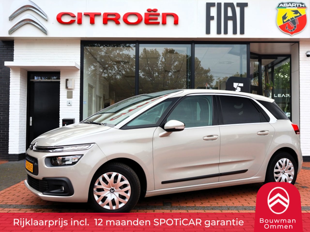 Citroën C4 SpaceTourer - PureTech turbo 130PK H6 S&S Selection, Rijklaarprijs | Navigatie | DAB+ | Trekhaak | - AutoWereld.nl