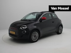 Fiat 500e - Cabrio RED 24 kWh | Cabrio | 16" Lichtmetalen Velgen | Parkeersensoren |