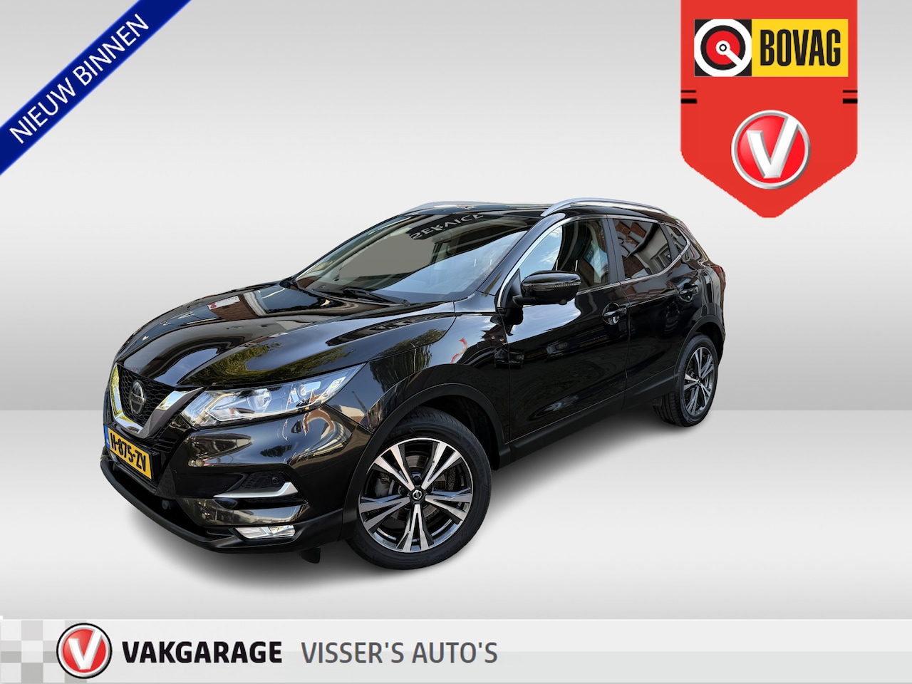 Nissan Qashqai - 1.3 DIG-T N-Connecta | 360 camera | trekhaak | panoramadak | applecarplay/android auto | - AutoWereld.nl