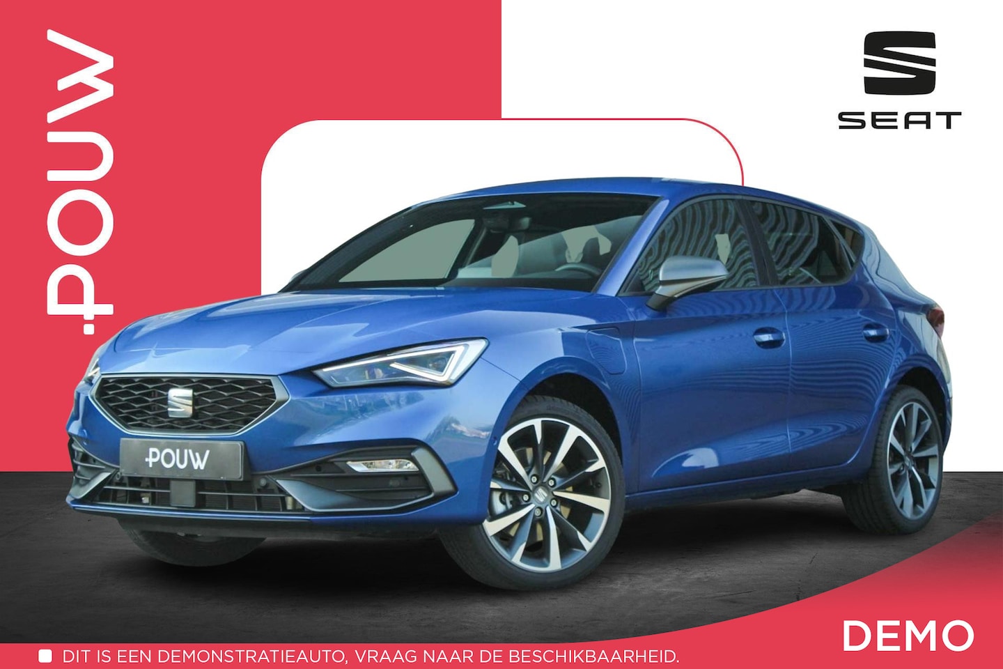 SEAT Leon - 1.5 TSI e-Hybrid 204pk FR Business | Trekhaak | Matrix LED | Adaptive Cruise | 18" Velgen - AutoWereld.nl