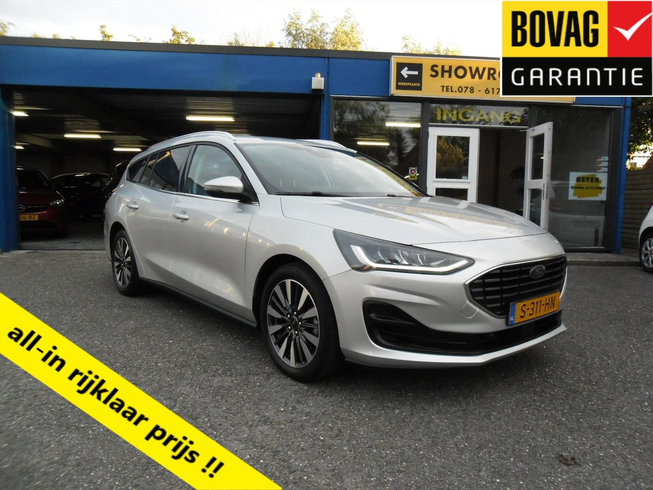 Ford Focus Wagon - 1.0 EcoBoost Hybrid 125pk Titanium X Nav Ecc 17"Lmv Privacyglas Camera B&O Pdc Rijklaarpri - AutoWereld.nl