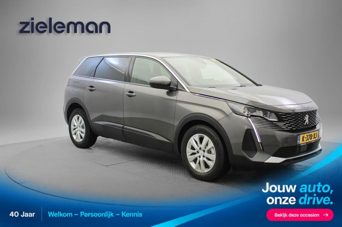 Peugeot 5008 - 1.2 PureTech Active 7 Persoons - Digitaal Cockpit, Carplay, Camera - AutoWereld.nl