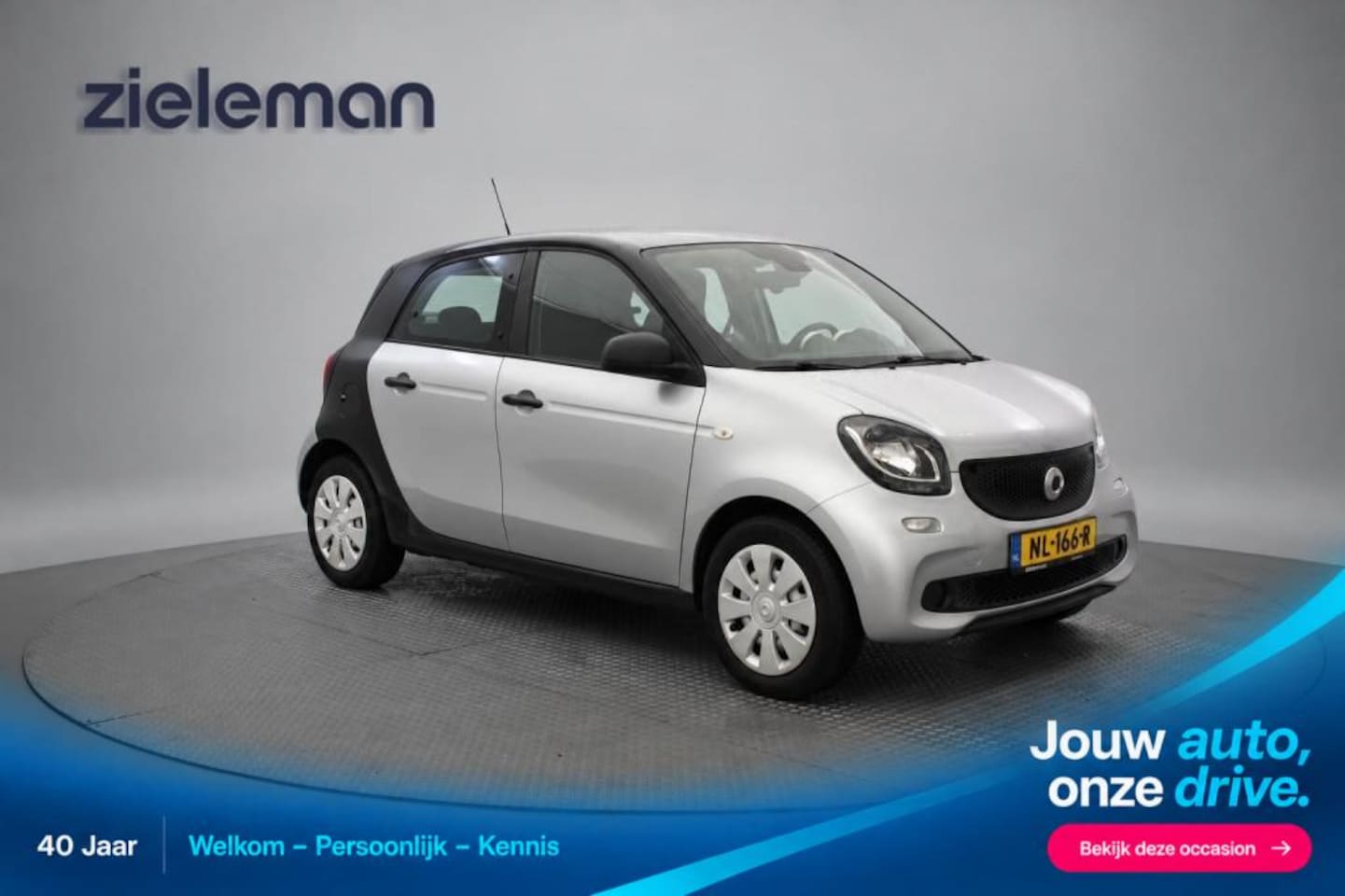 Smart Forfour - 1.0 Pure 5 Deurs - Airco, Cruise - AutoWereld.nl