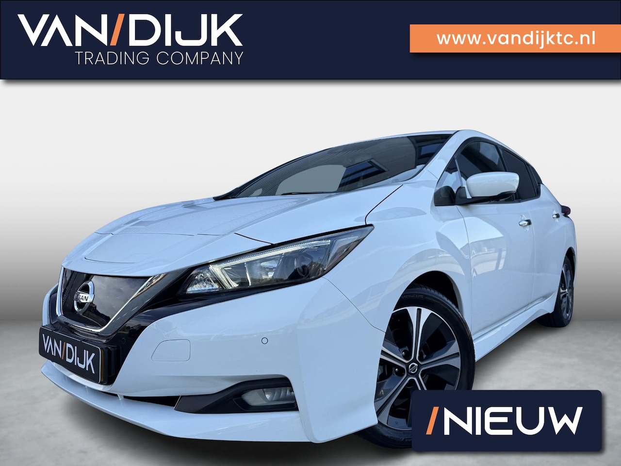 Nissan LEAF - N-Connecta 40 kWh ✓SOH 88.6% ✓Navigatie ✓360° Camera ✓BLIS ✓Adaptive Cruise ✓Apple Carplay - AutoWereld.nl