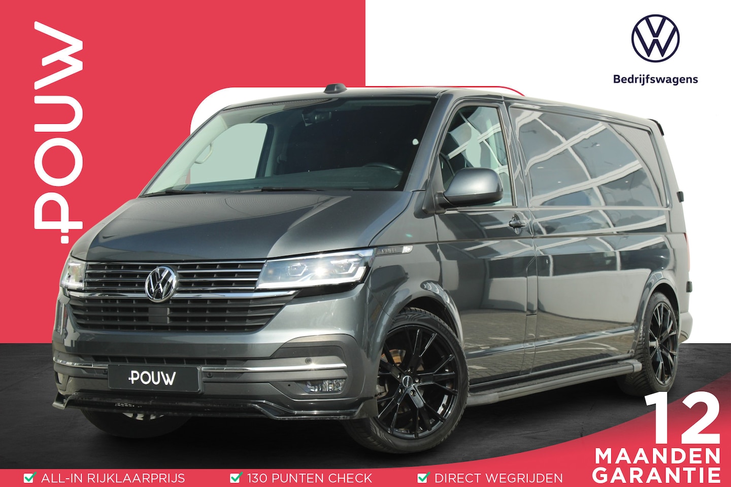 Volkswagen Transporter - 2.0 TDI 150pk DSG L2H1 28 Bulli | Adaptieve Cruise Control | LED Koplampen | Trekhaak | 20 - AutoWereld.nl