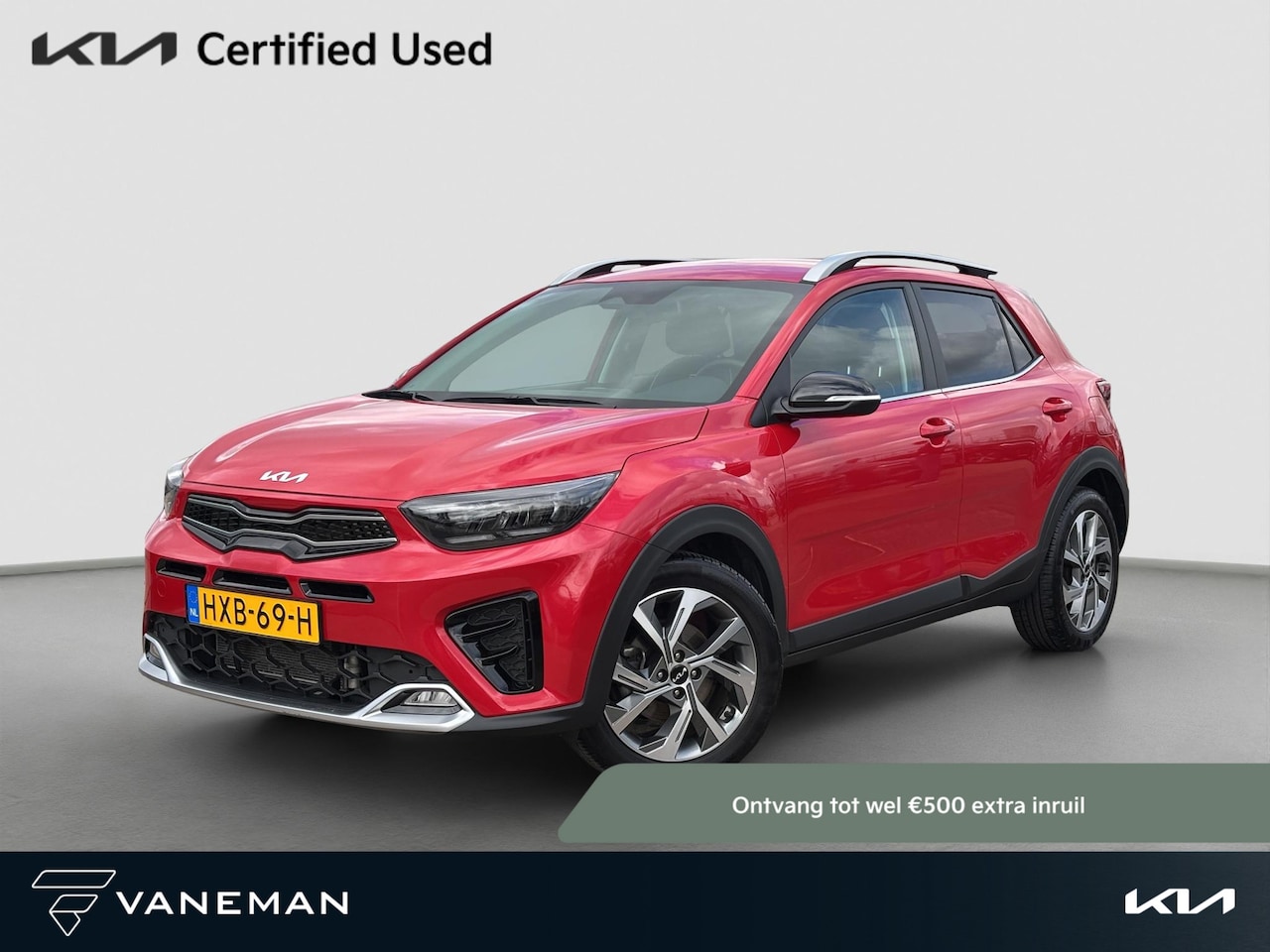 Kia Stonic - 1.0 T-GDi MHEV GT-Line Automaat Cruise | Start/Stop | Half-leder | Stoel- en Stuurverwarmi - AutoWereld.nl