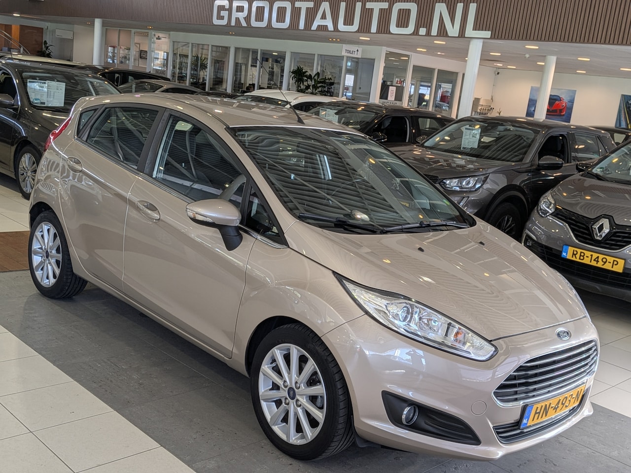 Ford Fiesta - 1.0 EcoBoost Titanium Airco, Cruise Control, Stuurbekrachtiging - AutoWereld.nl