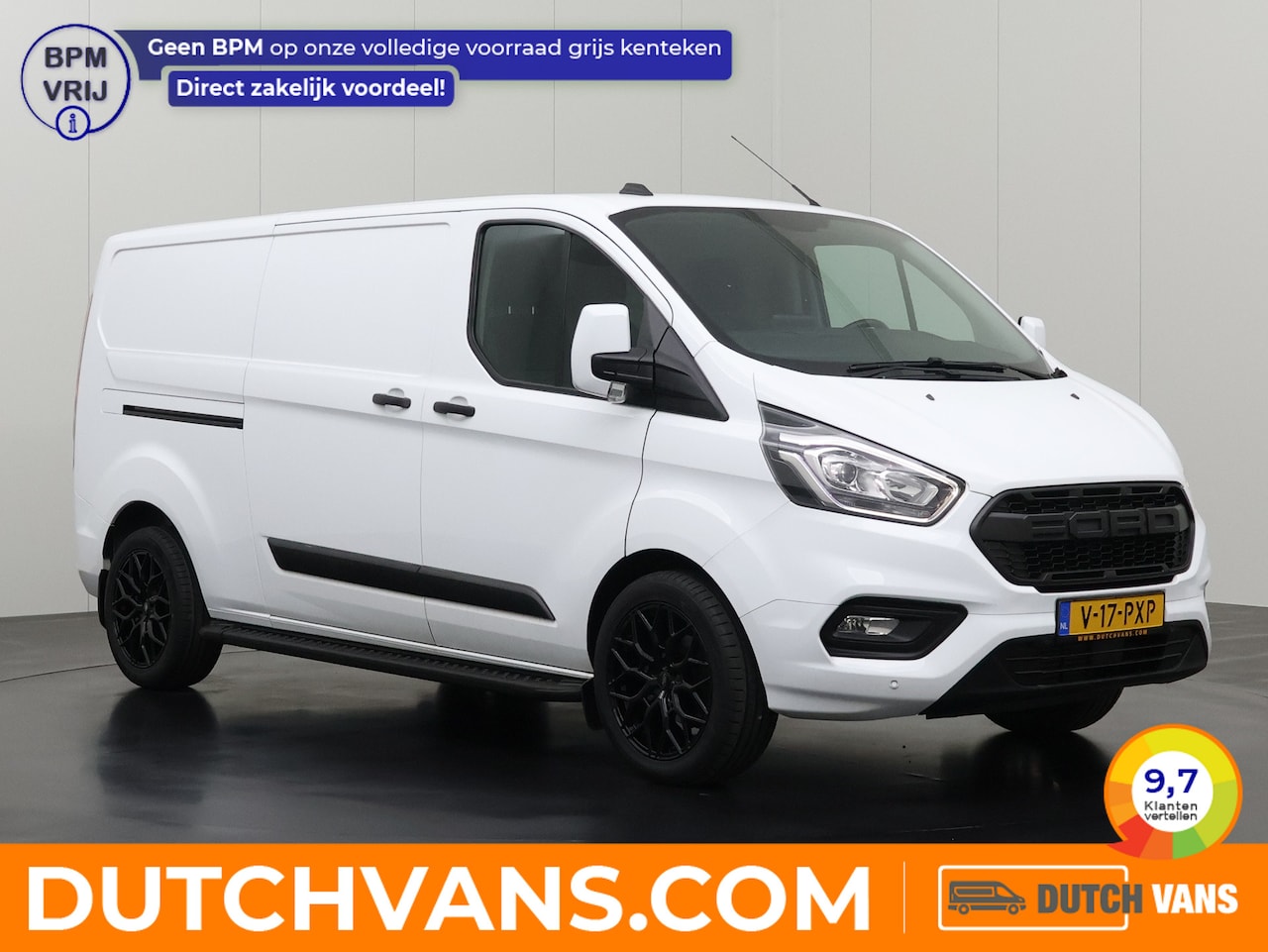 Ford Transit Custom - 2.0TDCi Lang Raptor Sport | Navigatie | Camera | Airco | Cruise | 3-Zits - AutoWereld.nl
