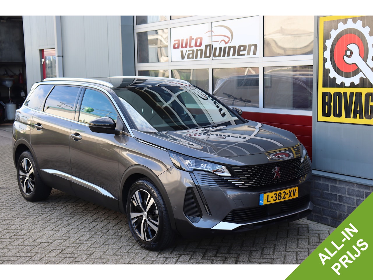 Peugeot 5008 - 1.6 PureTech GT O.a: Pano, Keyless, ACC, Clima, Stoelverw, Full LED, Etc. All-in prijs! - AutoWereld.nl