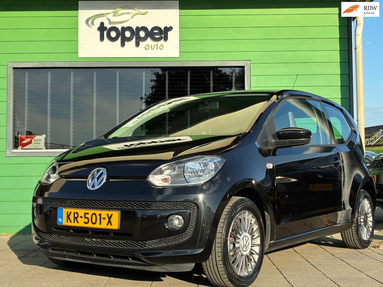 Volkswagen Up! - 1.0 high up!|1e Eigenaar|Navigatie|Airco|Elektr.ramen|LM-Velgen|Goed Onderhouden|Nieuwe AP - AutoWereld.nl