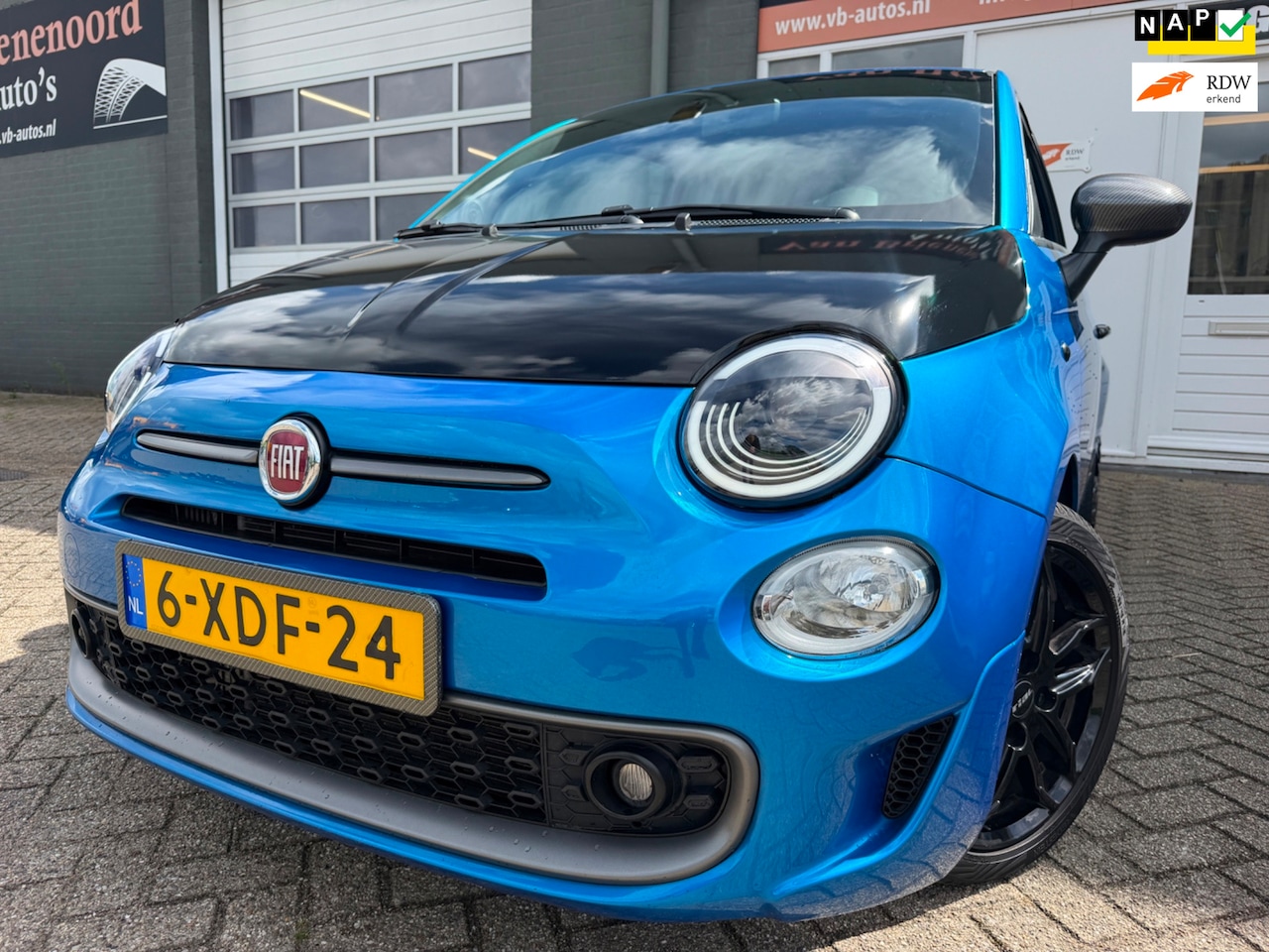 Fiat 500 - 0.9 TwinAir Turbo 500S met navigatie en bluetooth telefoon en airco - AutoWereld.nl
