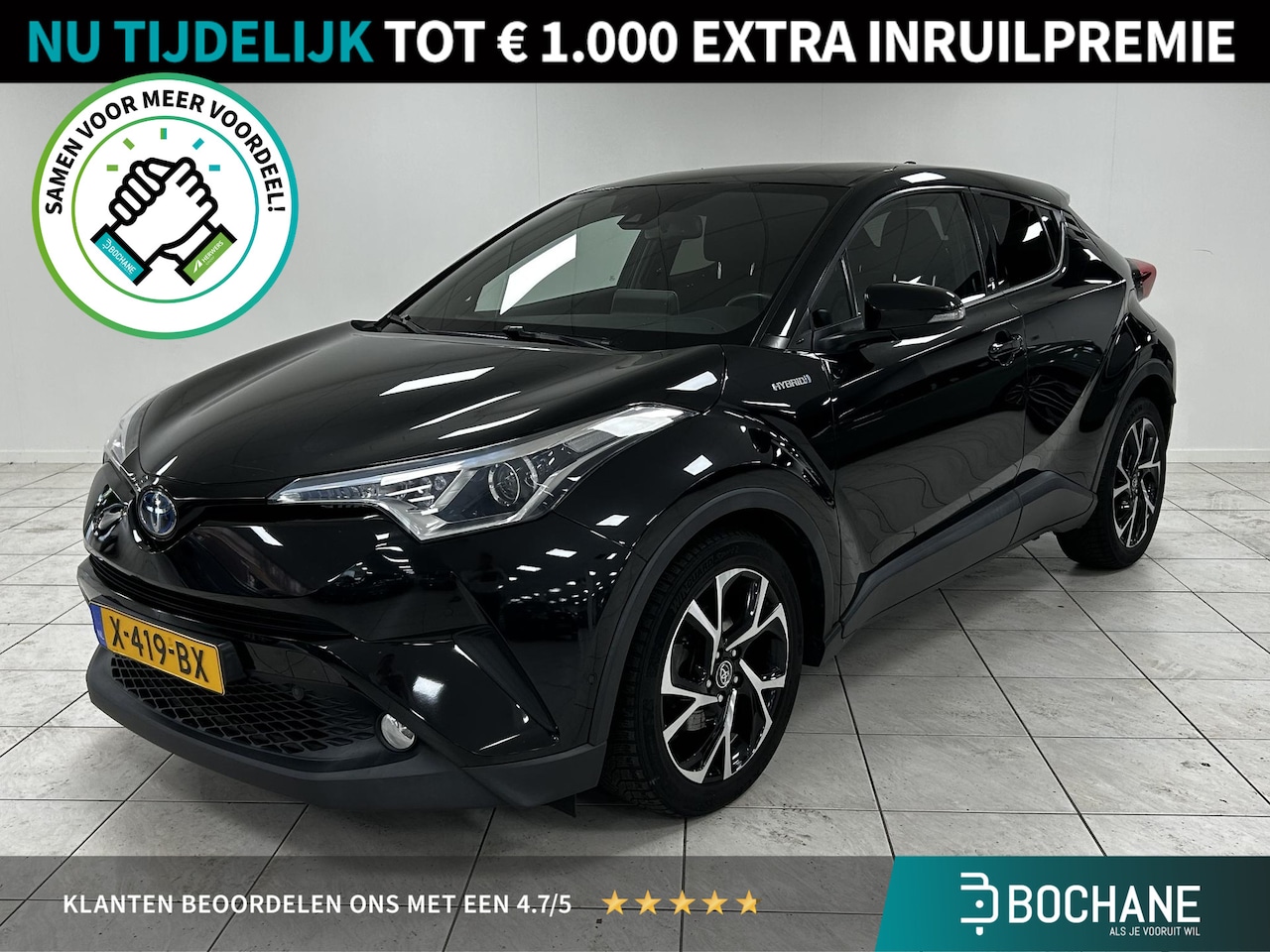 Toyota C-HR - 1.8 Hybrid Business Intro NAVIGATIE | ACHTERUITRIJCAMERA | CLIMATE CONTROL - AutoWereld.nl