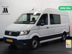 Volkswagen Crafter - 2.0 TDI 177PK L3H3 Dubbele Cabine EURO 6 - Airco - Navi - Cruise - € 20.950, - Excl