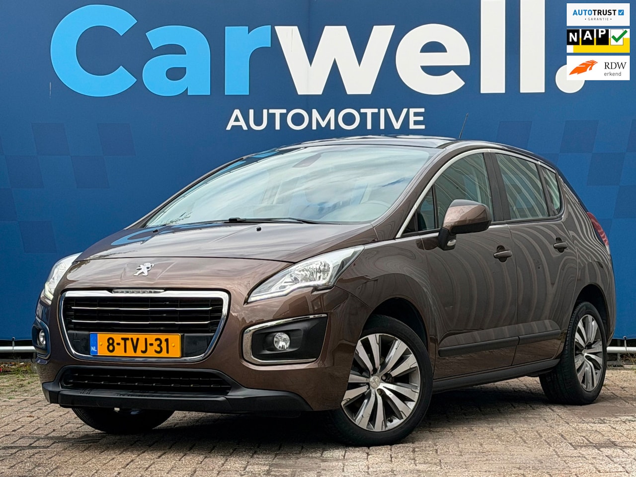 Peugeot 3008 - 1.6 VTi Active|Trekhaak|Pano|Camera|Navi|Climate|Cruise|PDC|LMV|Bleutooth|Isofix|Apk tot 1 - AutoWereld.nl