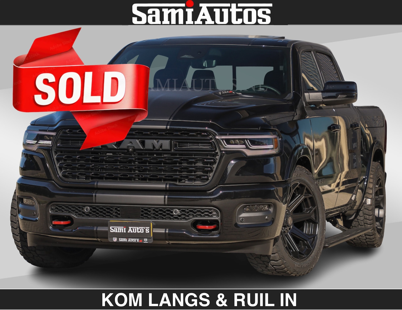 Dodge Ram Pick Up - Limited H.O 540HP 706Nm | € 84.950 excl | De Meest Luxe en Volle in zijn Klasse | LUCHTVER - AutoWereld.nl