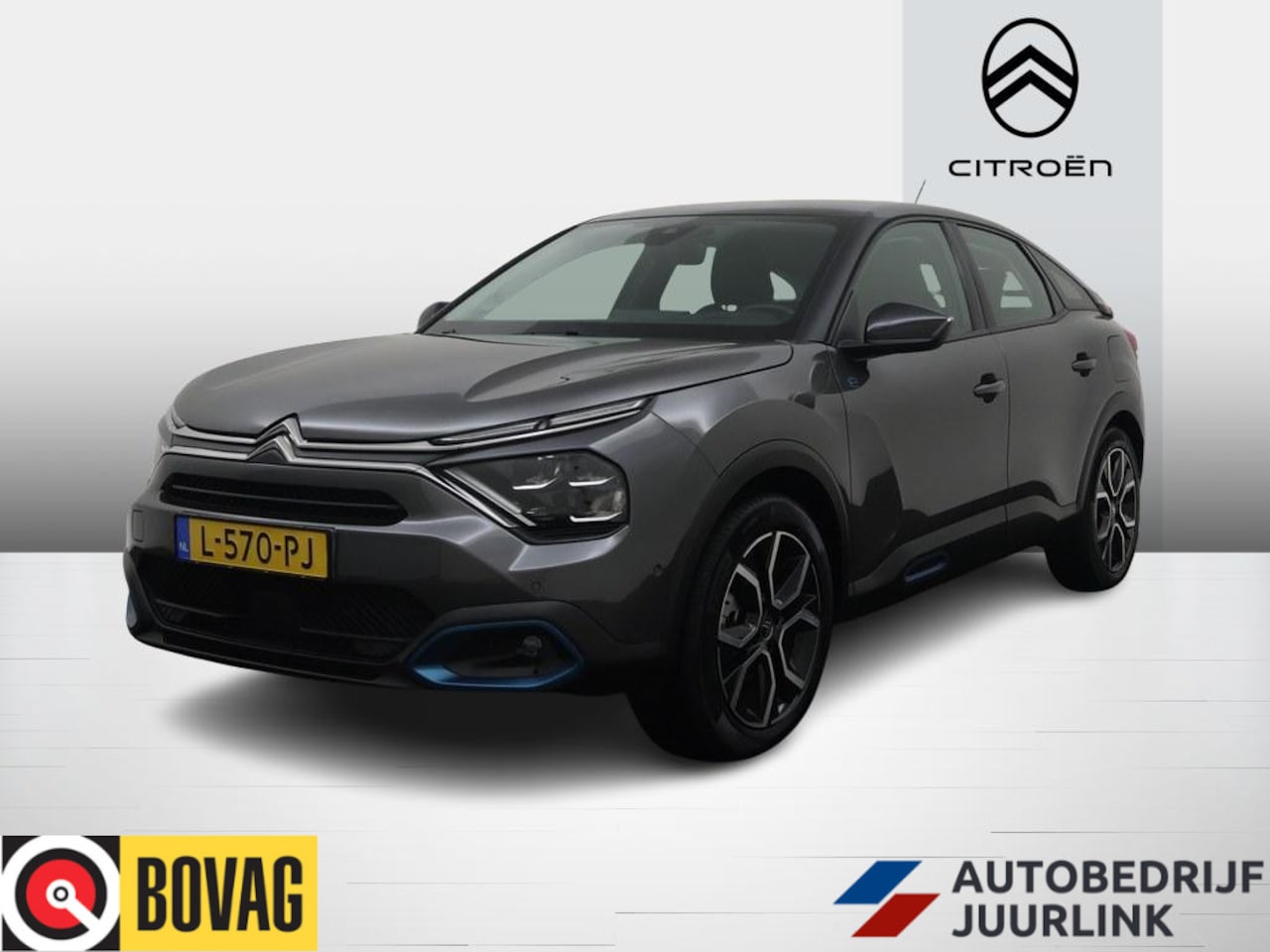 Citroën Ë-C4 - Feel Ed 50 kWh SoH.87% H.Leder/Hud/Ad.Cruise/ 3Fase/Stuurwielverw./Led/18inch/Camera/Nav/C - AutoWereld.nl