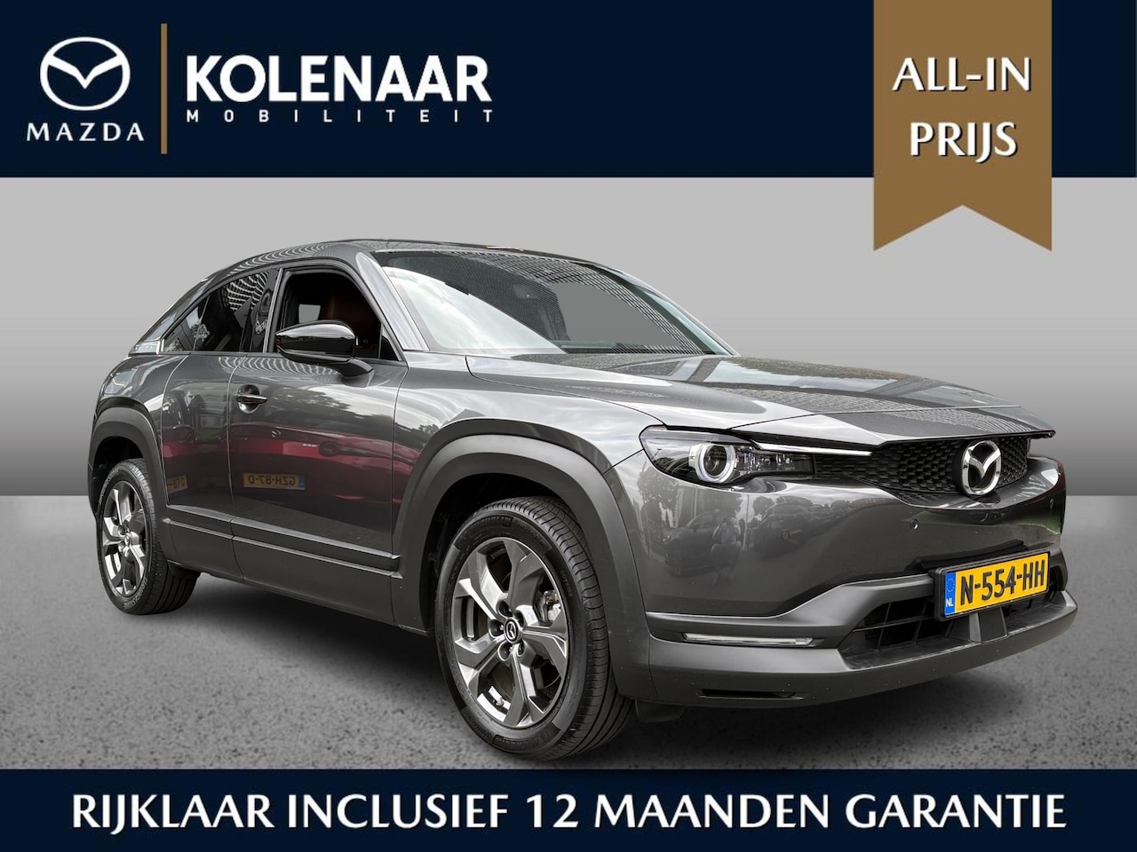 Mazda MX-30 - e-SkyActiv 145 Comfort 36 kWh SOH 93% | Adaptive Cruise Control | HUD | BOSE | Memory | De - AutoWereld.nl