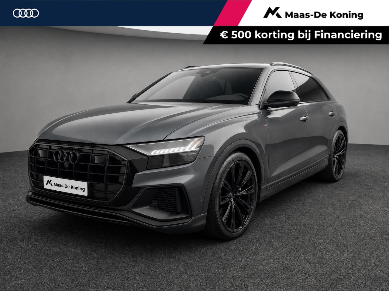 Audi Q8 - 55 TFSIe 381pk Tiptronic Quattro Pro Line S · Panoramadak · 360 Camera · Wegklapbare Trekh - AutoWereld.nl