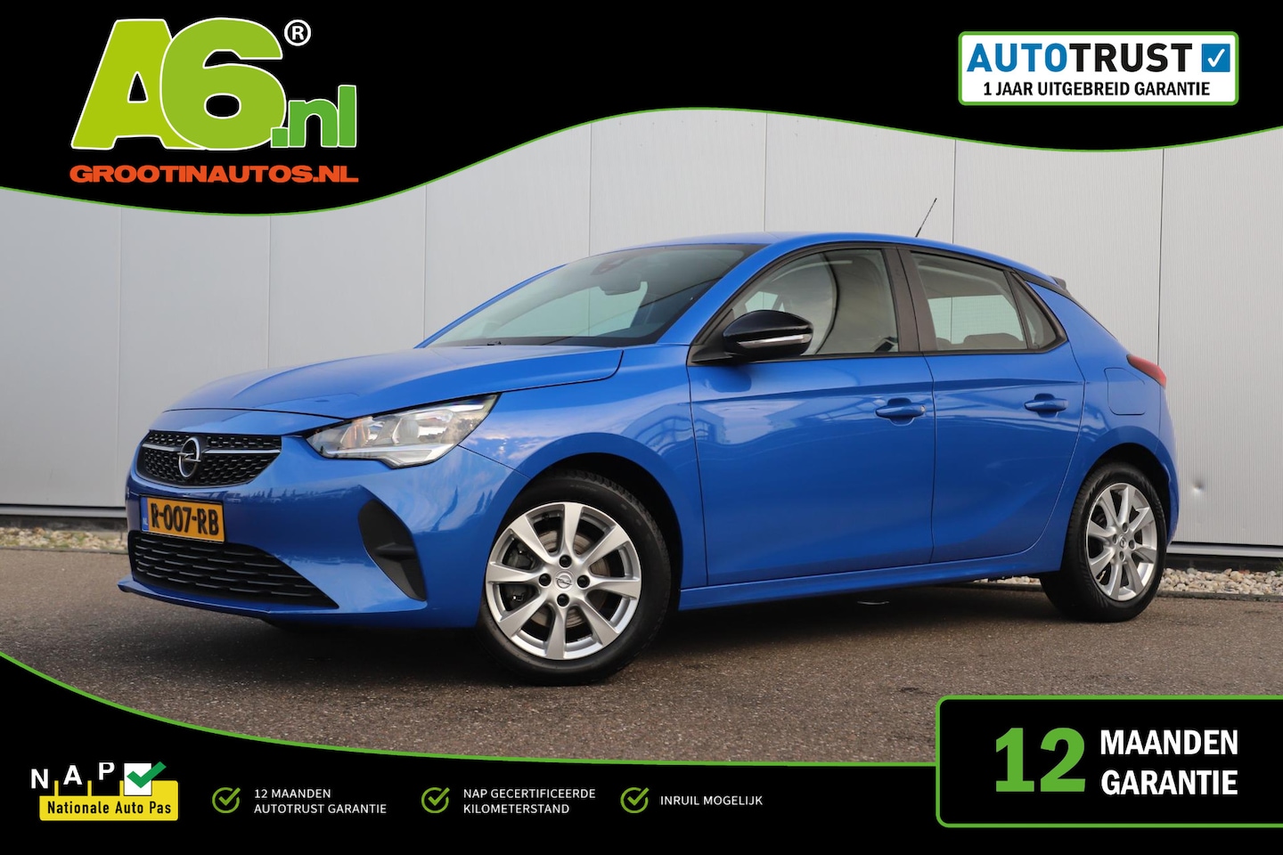 Opel Corsa - 1.2 Edition 102PK NAP LMV Carplay Android Navigatie Airco Cruise Control Rijstrooksensor P - AutoWereld.nl