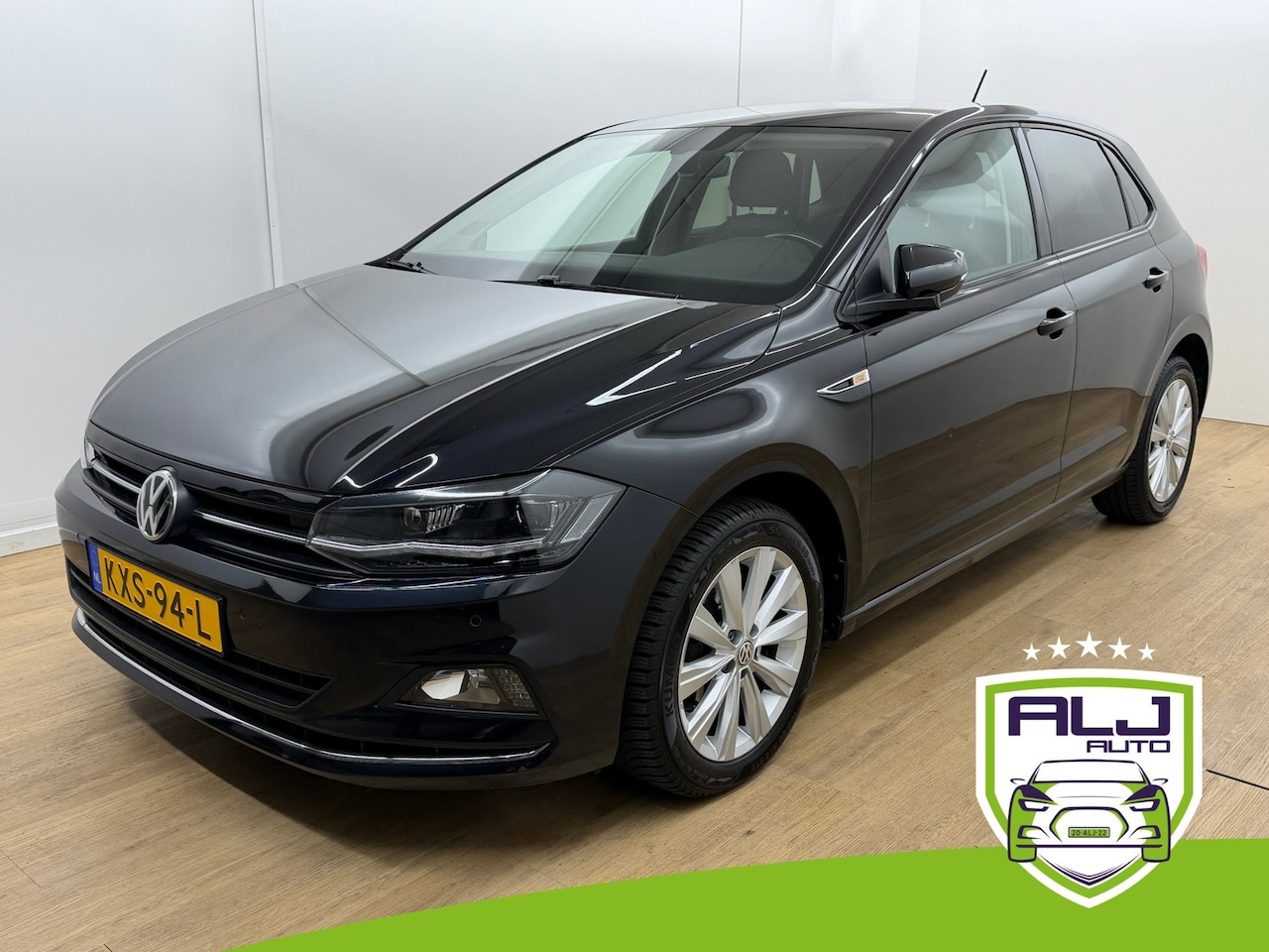 Volkswagen Polo - Occasion 1.0 TSI Highline Business R | Zwart | Tweedehands Volkswagen Polo | Cruise | Airc - AutoWereld.nl