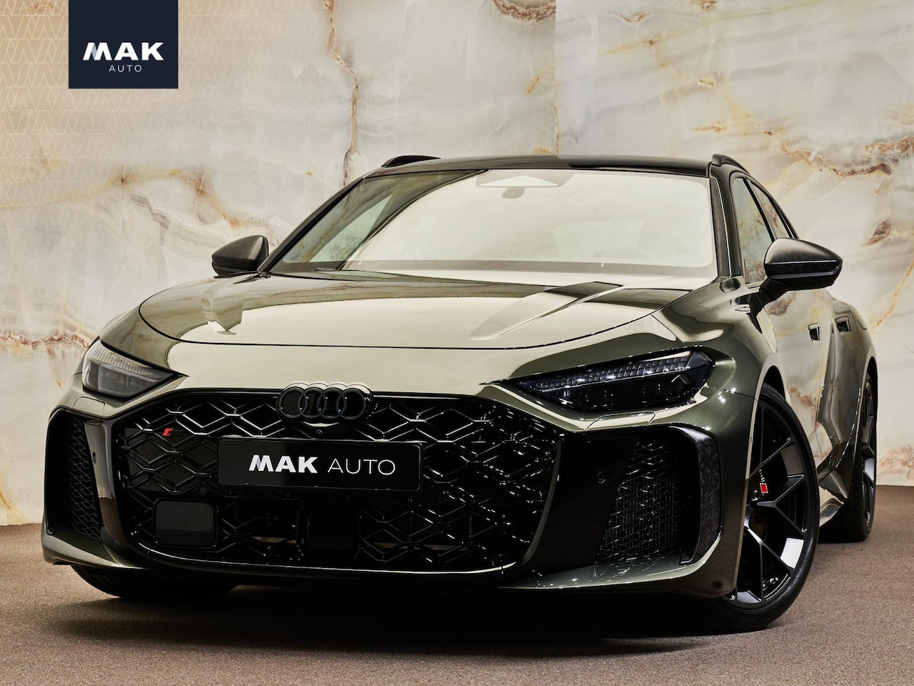 Audi RS5 - Avant E-Hybrid Quattro , ceramic, camouflage extr., sportpakket, pano, B&O, HUD, ACC, Matr - AutoWereld.nl
