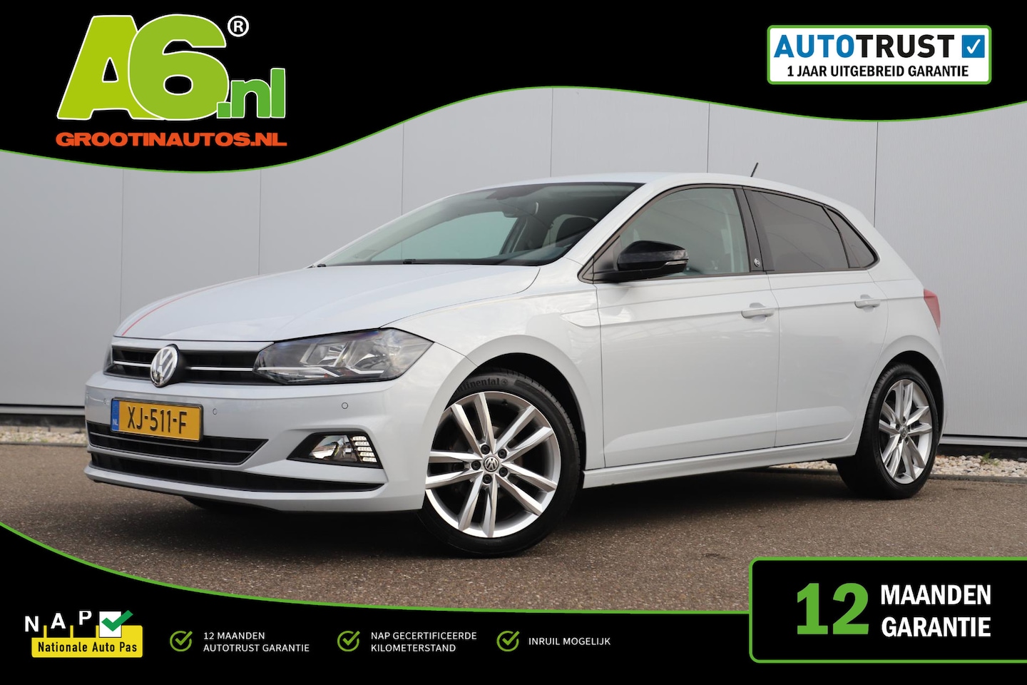 Volkswagen Polo - 1.0 TSI Beats 95PK NAP 17 inch LMV Carplay Android Adaptive Cruise Airco Parkeersensor - AutoWereld.nl