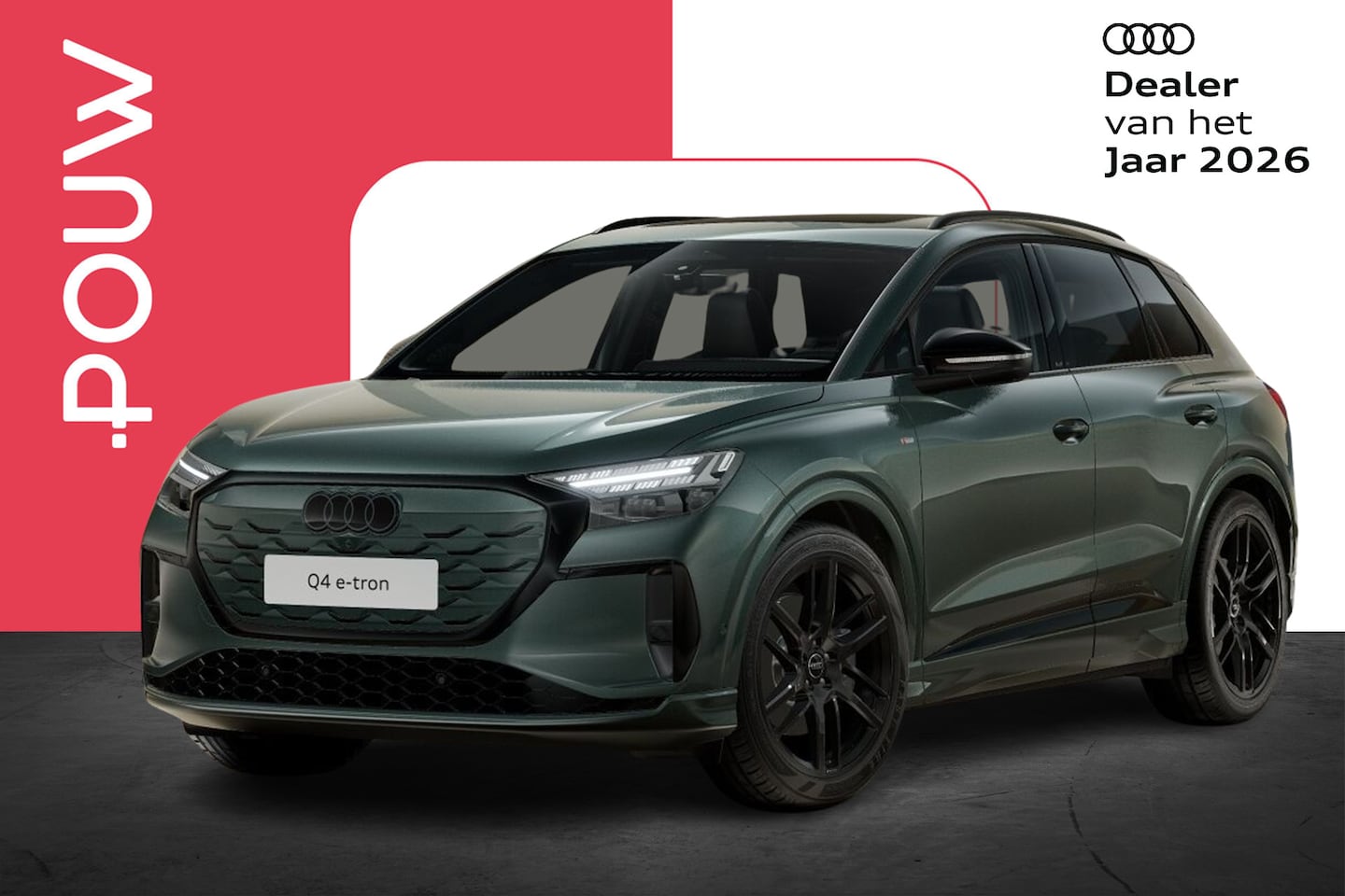 Audi Q4 e-tron - S Edition 82 kWh | Passagiers Display | 21" Velgen - AutoWereld.nl