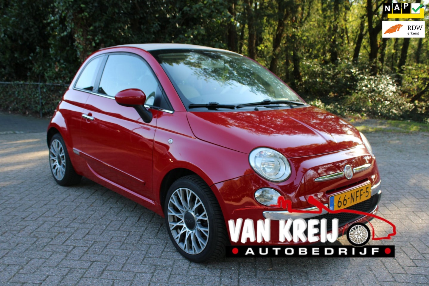 Fiat 500 C - 1.2 Pop 1.2 Pop, Cabrio, 1e Eign. Airco,Pdc, Lm, Nap - AutoWereld.nl