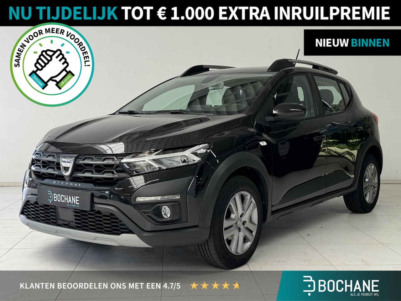 Dacia Sandero Stepway - 1.0 TCe 90 Comfort | Navigatie | Climate Control | Cruise Control | Apple CarPlay / Androi - AutoWereld.nl