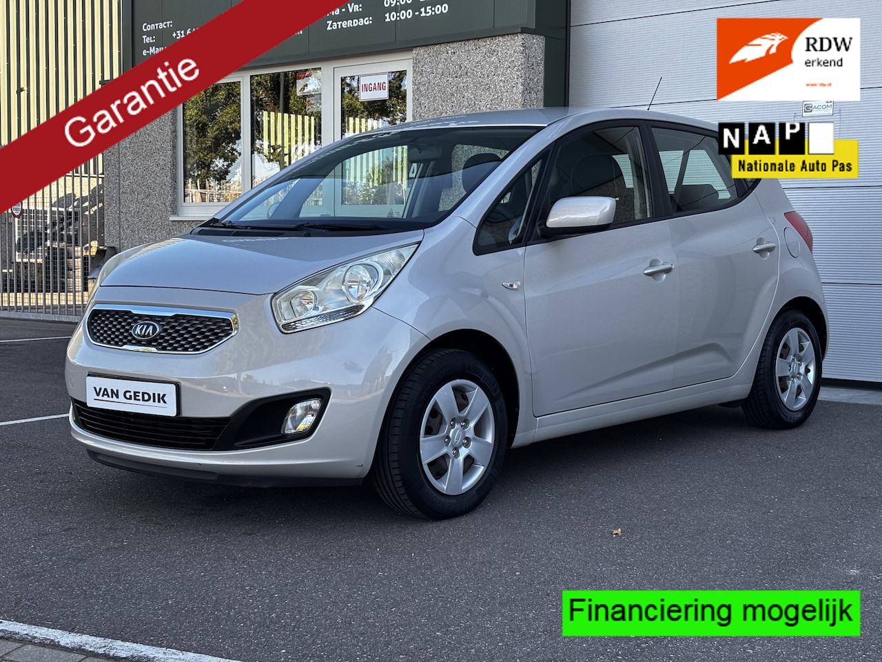 Kia Venga - 1.4 CVVT Seven Navi Camera Cruise Airco Trekhaak Nap - AutoWereld.nl