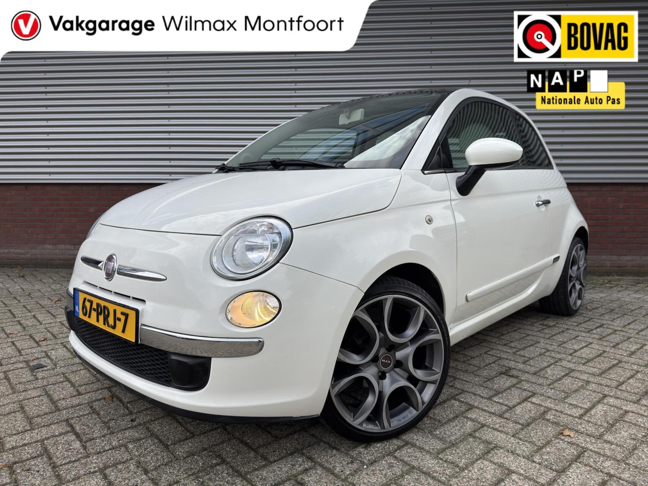 Fiat 500 - 1.2 Lounge|Automaat|Pano|Airco|Carplay|L.M.velgen| - AutoWereld.nl