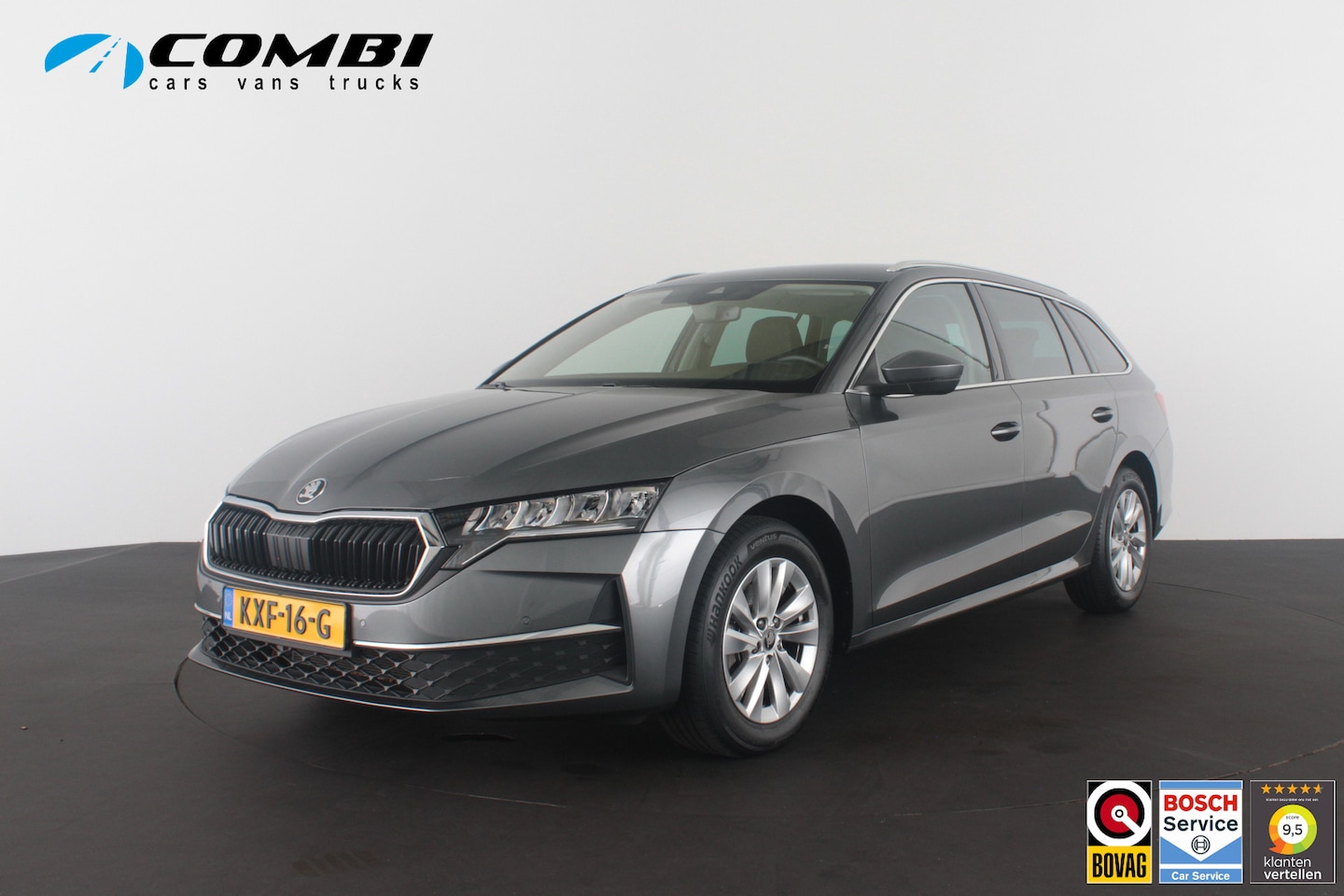 Skoda Octavia Combi - 1.5 TSI Business Edition > Camera/Trekhaak/Winterpakket/ Graphite Grey - AutoWereld.nl