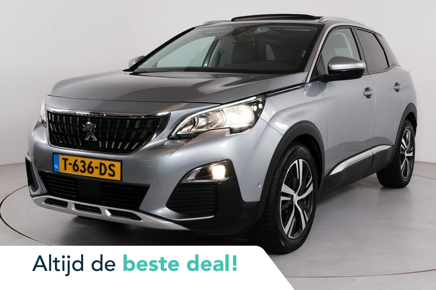 Peugeot 3008 - 1.2 PureTech AGC Allure | 360° Camera | Panodak | Cruise | Lederen bekl. | Trekhaak | - AutoWereld.nl
