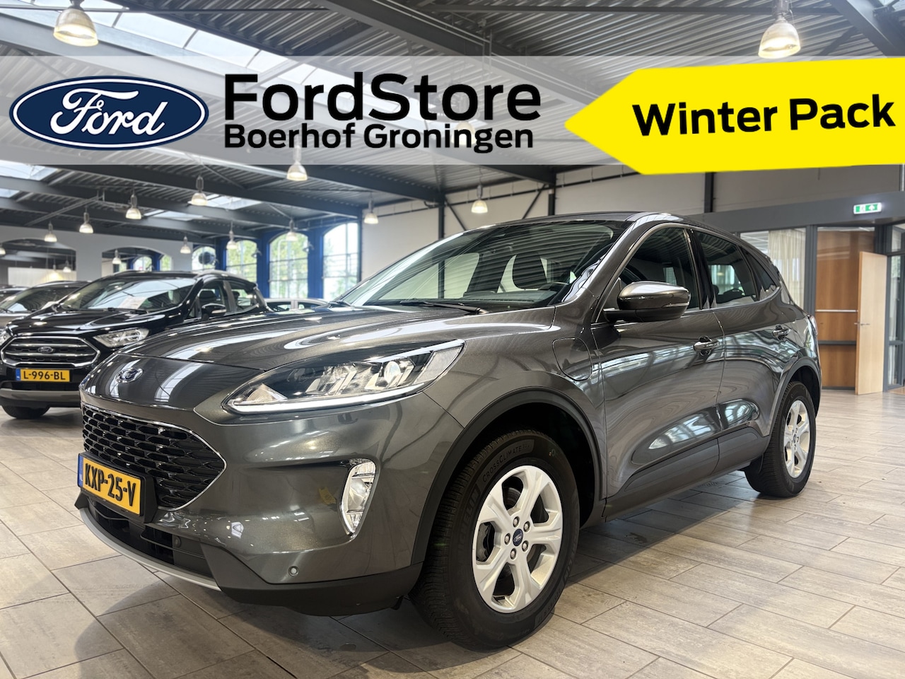 Ford Kuga - 2.5 PHEV Cool & Connect | Winter Pack | Navi | Clima | Cruise | 4 seiz. banden | 100% deal - AutoWereld.nl