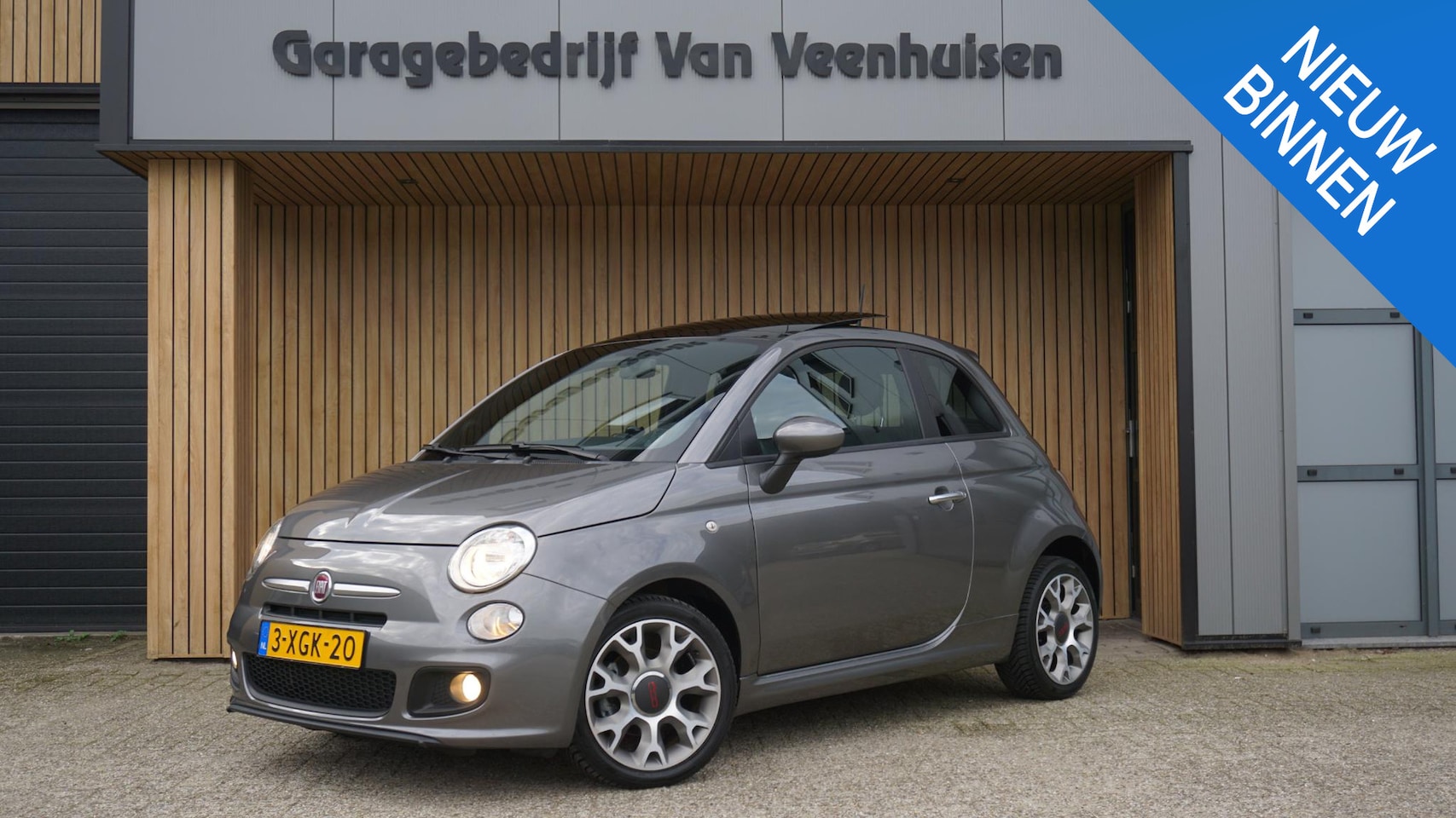 Fiat 500 - 0.9 80pk Twinair Turbo 500S Pano.Dak Virtual Cockpit 16inch LM Clima H-Leder *NL auto* 515 - AutoWereld.nl